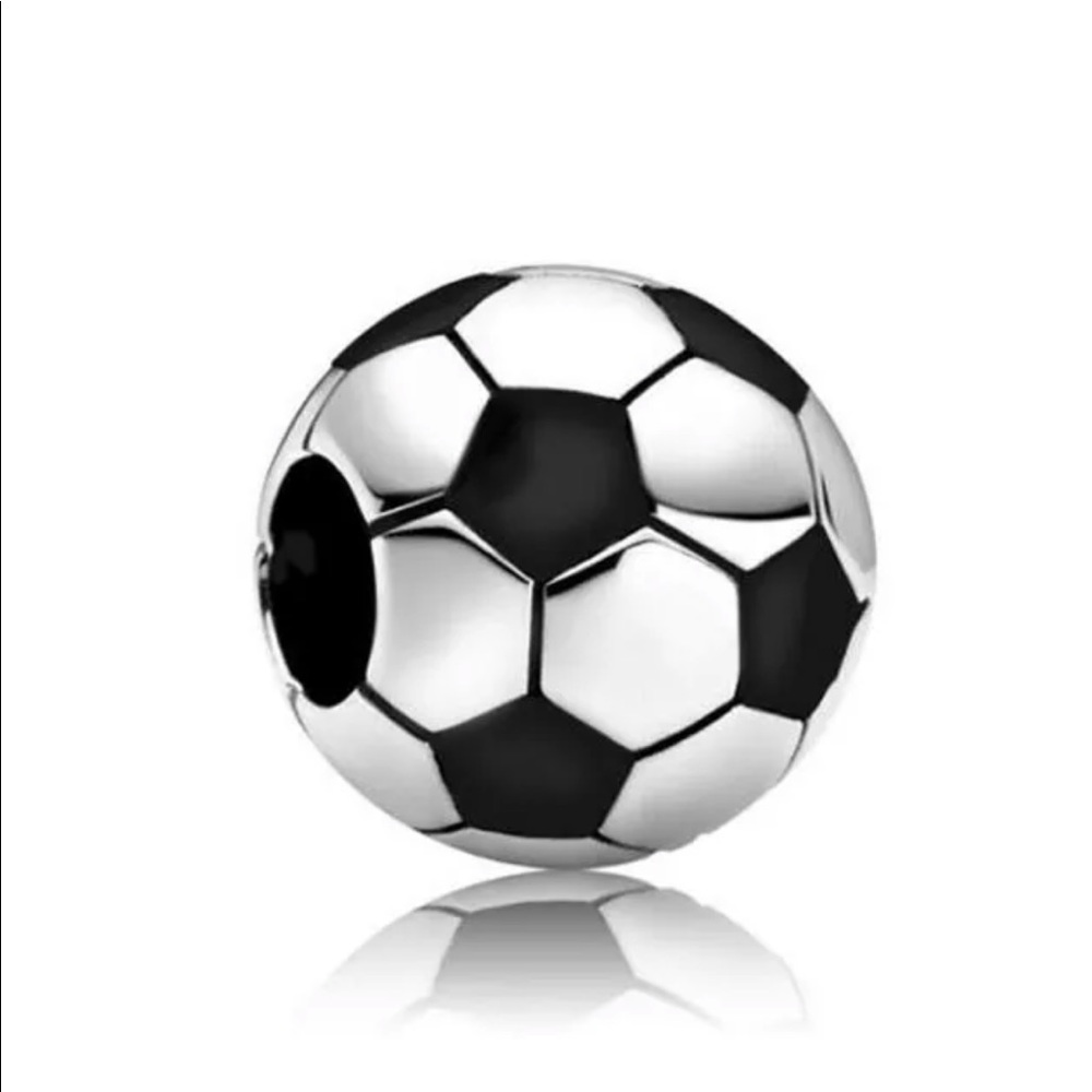 New Sports Soccer Ball European 925 Charm Bead - Picture 5 of 5